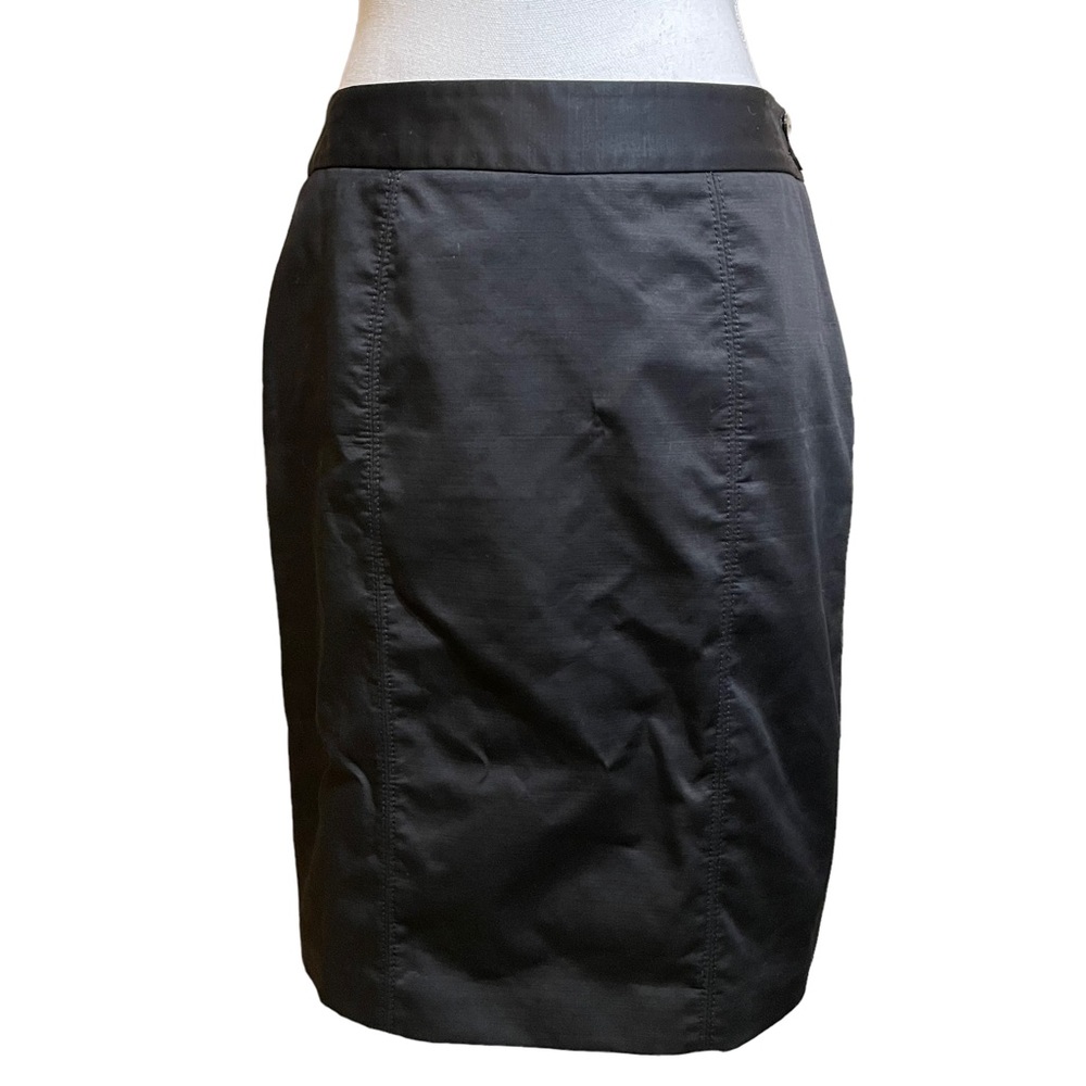White House Black Market Lined Black Pencil Skirt.  Size 4